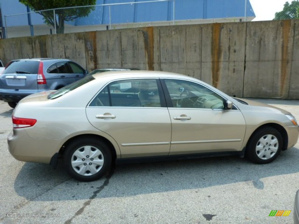 2003 Accord LX Sedan - Desert Mist Metallic / Ivory photo #2