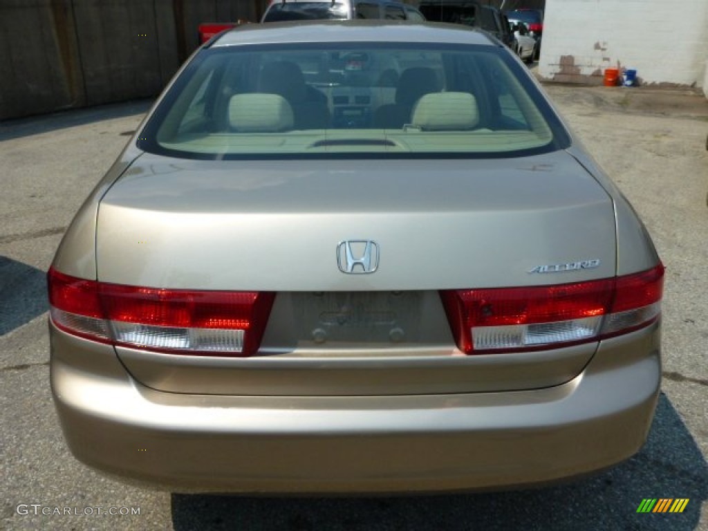 2003 Accord LX Sedan - Desert Mist Metallic / Ivory photo #4
