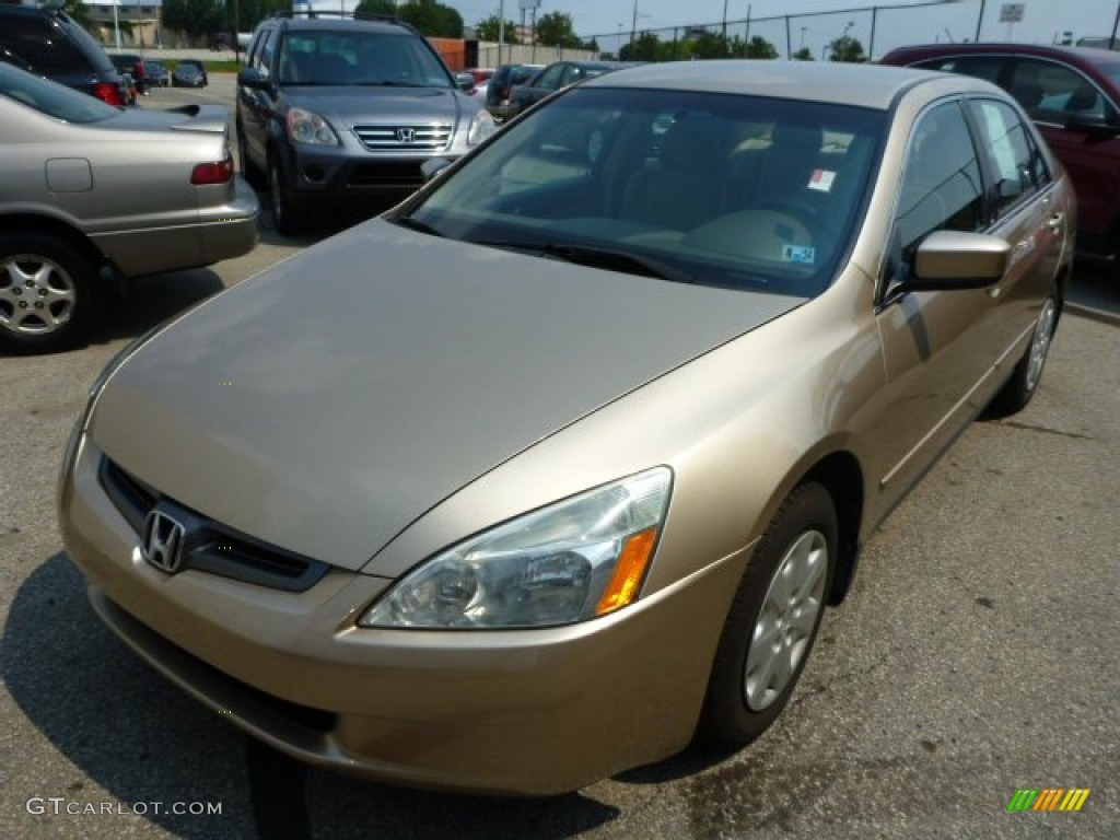 2003 Accord LX Sedan - Desert Mist Metallic / Ivory photo #7