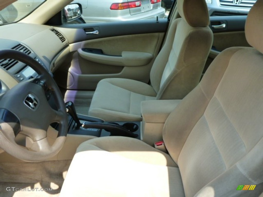 2003 Accord LX Sedan - Desert Mist Metallic / Ivory photo #10