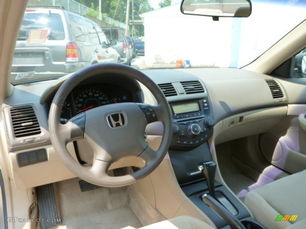 2003 Accord LX Sedan - Desert Mist Metallic / Ivory photo #12