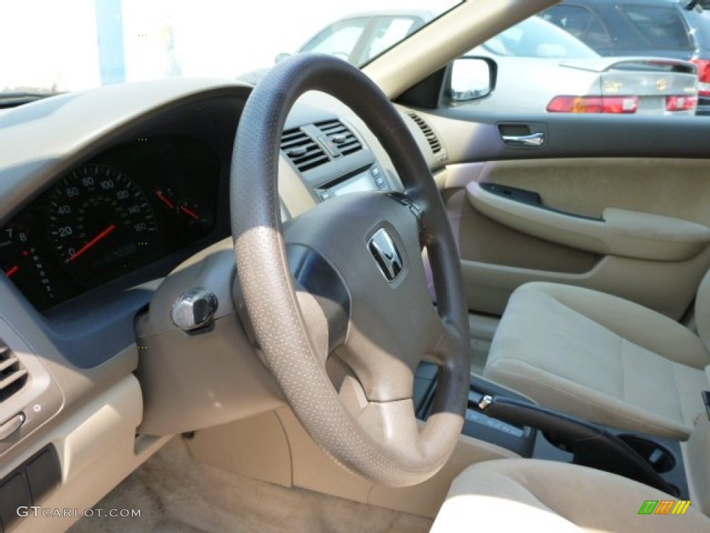 2003 Accord LX Sedan - Desert Mist Metallic / Ivory photo #15