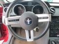 Light Graphite 2007 Ford Mustang V6 Premium Coupe Steering Wheel
