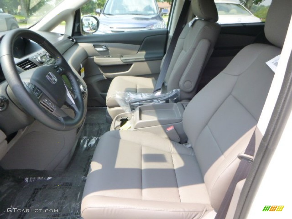 2014 Honda Odyssey Touring Elite Front Seat Photo #83654293