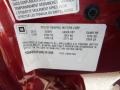 1998 Cadillac DeVille Sedan Info Tag