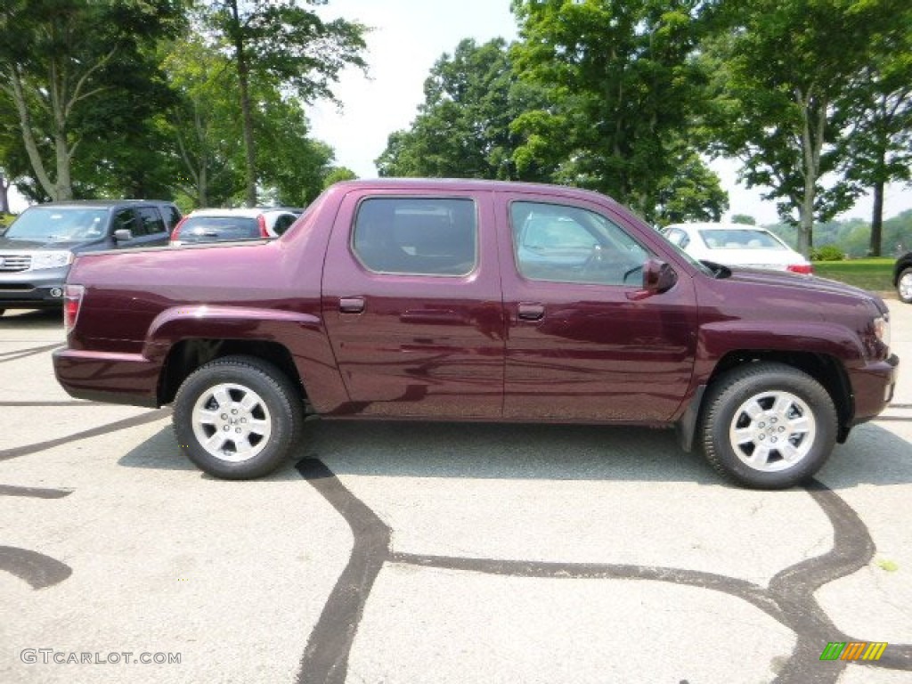 Dark Cherry Pearl 2013 Honda Ridgeline RTS Exterior Photo #83654551