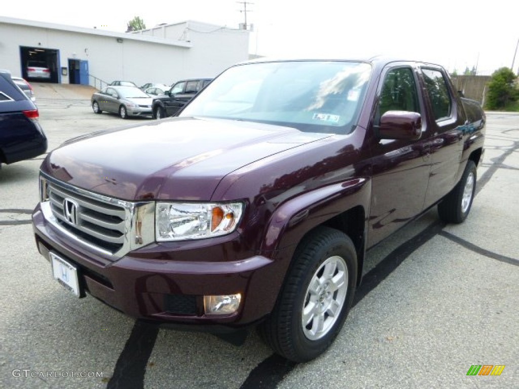 2013 Ridgeline RTS - Dark Cherry Pearl / Beige photo #7