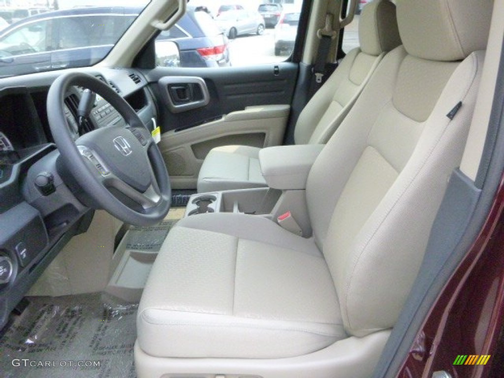 Beige Interior 2013 Honda Ridgeline RTS Photo #83654740