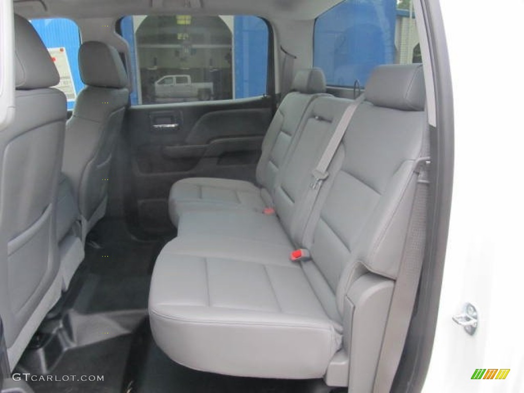 2014 Chevrolet Silverado 1500 WT Crew Cab 4x4 Rear Seat Photo #83655146