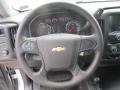 Jet Black/Dark Ash 2014 Chevrolet Silverado 1500 WT Crew Cab 4x4 Steering Wheel