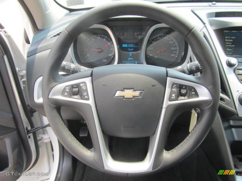 2013 Chevrolet Equinox LTZ AWD Jet Black Steering Wheel Photo #83656093