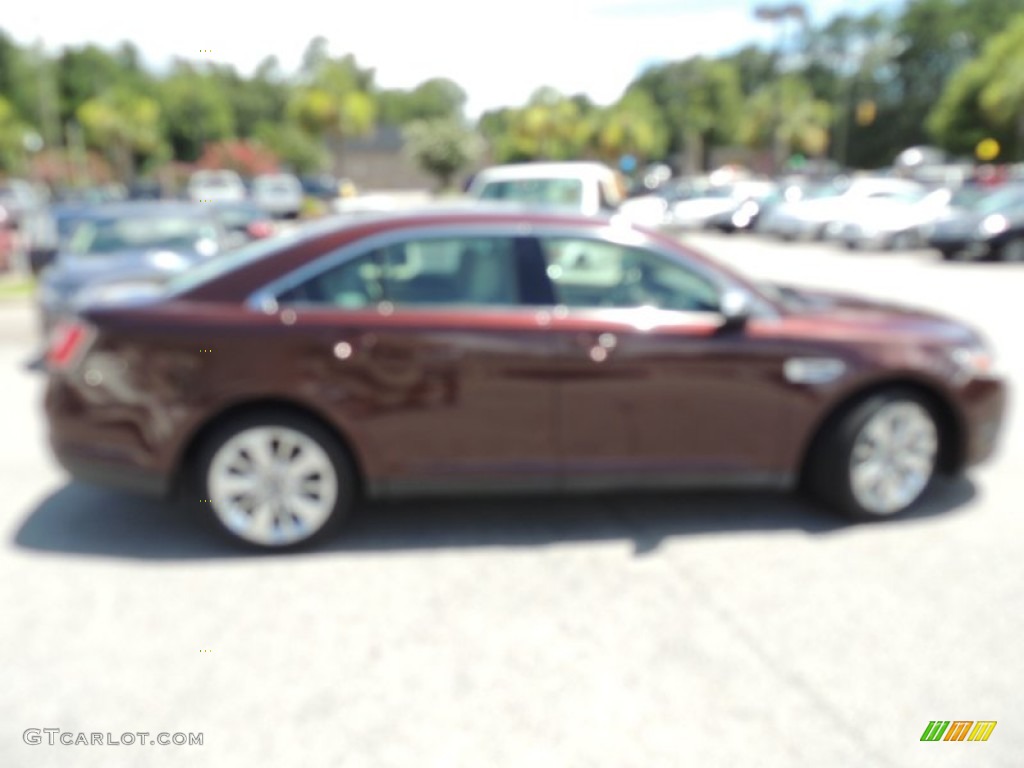 2010 Taurus Limited - Cinnamon Red Metallic / Light Stone photo #9