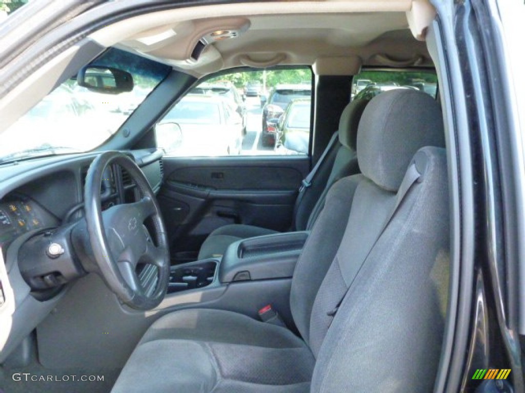 2003 Silverado 1500 Z71 Extended Cab 4x4 - Dark Gray Metallic / Medium Gray photo #4