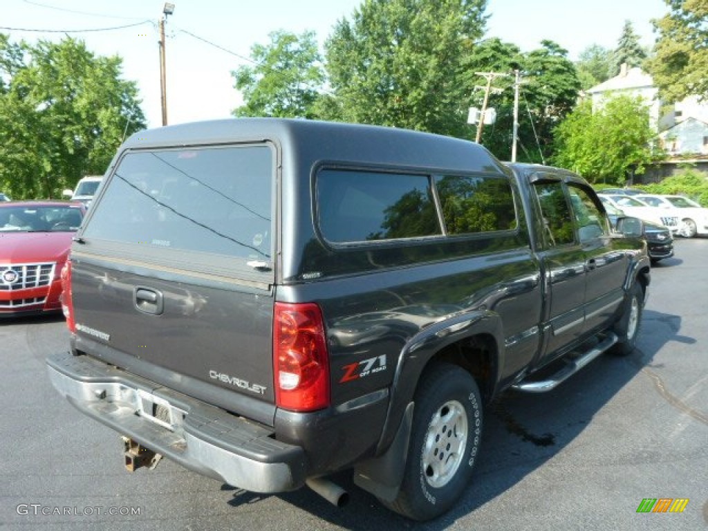 2003 Silverado 1500 Z71 Extended Cab 4x4 - Dark Gray Metallic / Medium Gray photo #12