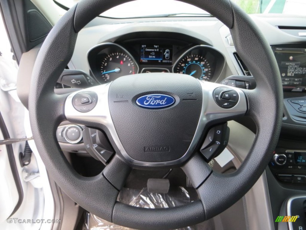 2014 Escape SE 1.6L EcoBoost - White Platinum / Charcoal Black photo #30