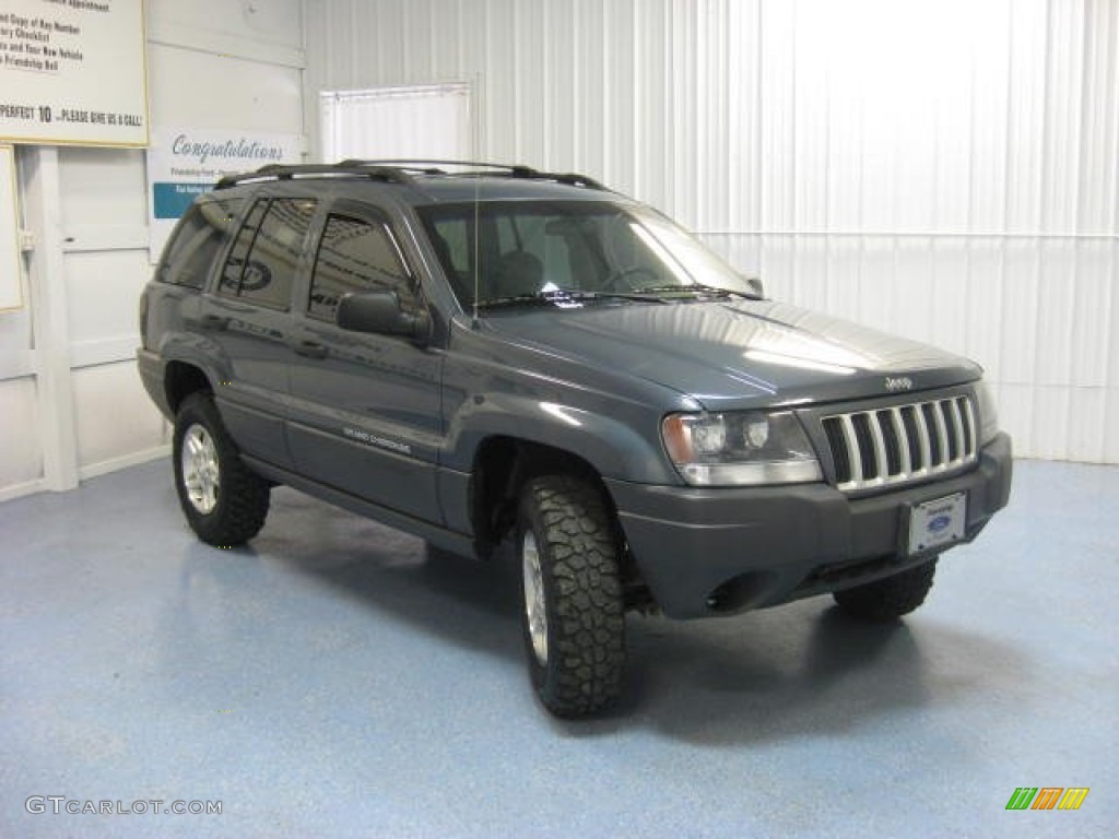 2004 Grand Cherokee Laredo 4x4 - Steel Blue Pearl / Dark Slate Gray photo #1