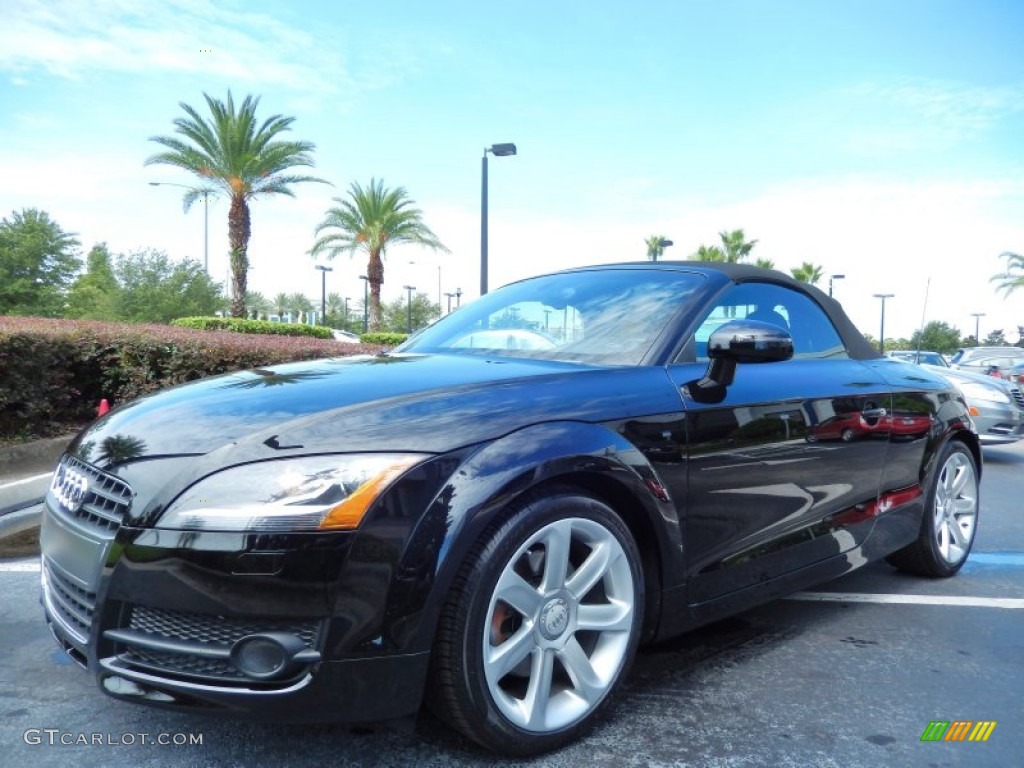 Brilliant Black 2008 Audi TT 2.0T Roadster Exterior Photo #83659606