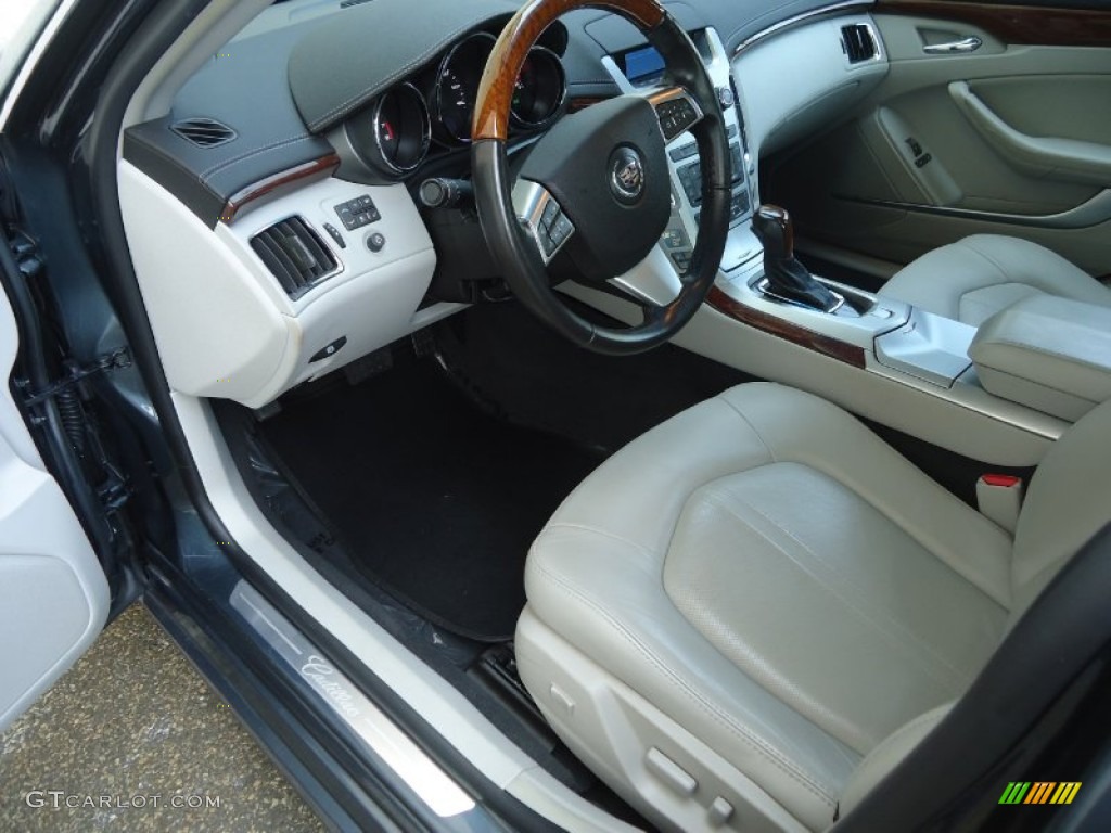Light Titanium/Ebony Interior 2010 Cadillac CTS 3.0 Sedan Photo #83659897