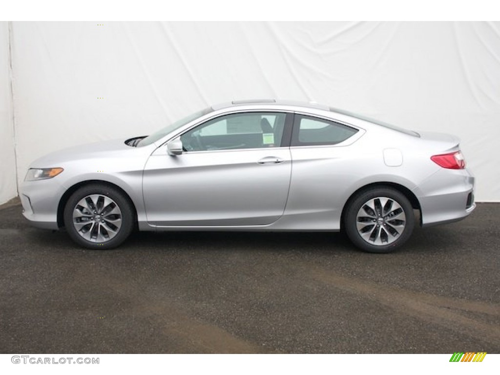 2013 Accord EX-L Coupe - Alabaster Silver Metallic / Black photo #4