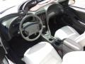 Oxford White 2004 Ford Mustang V6 Convertible Interior Color
