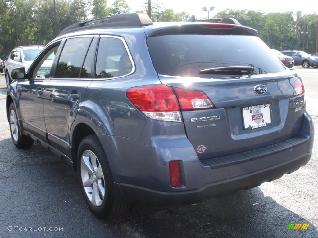 2013 Outback 2.5i Limited - Twilight Blue Metallic / Warm Ivory Leather photo #6