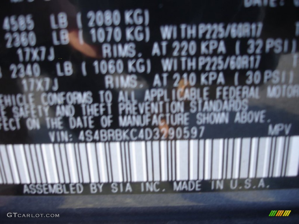 2013 Outback 2.5i Limited - Twilight Blue Metallic / Warm Ivory Leather photo #15