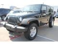 2012 Black Forest Green Pearl Jeep Wrangler Unlimited Sport 4x4  photo #3