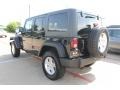 2012 Black Forest Green Pearl Jeep Wrangler Unlimited Sport 4x4  photo #7