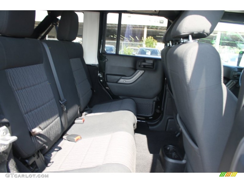 2012 Wrangler Unlimited Sport 4x4 - Black Forest Green Pearl / Black photo #34