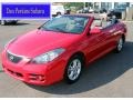 2007 Absolutely Red Toyota Solara SE V6 Convertible  photo #1