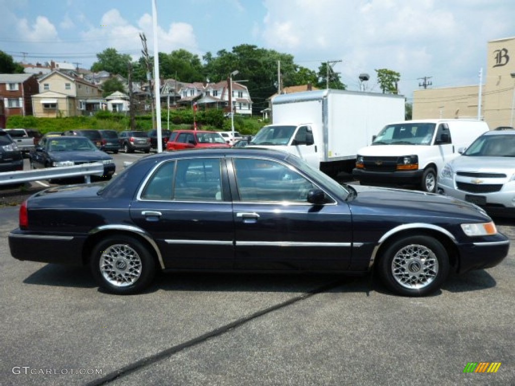 2000 Grand Marquis GS - Deep Wedgewood Blue Metallic / Light Graphite photo #10