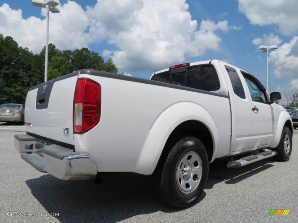 Avalanche White 2005 Nissan Frontier XE King Cab Exterior Photo #83663671