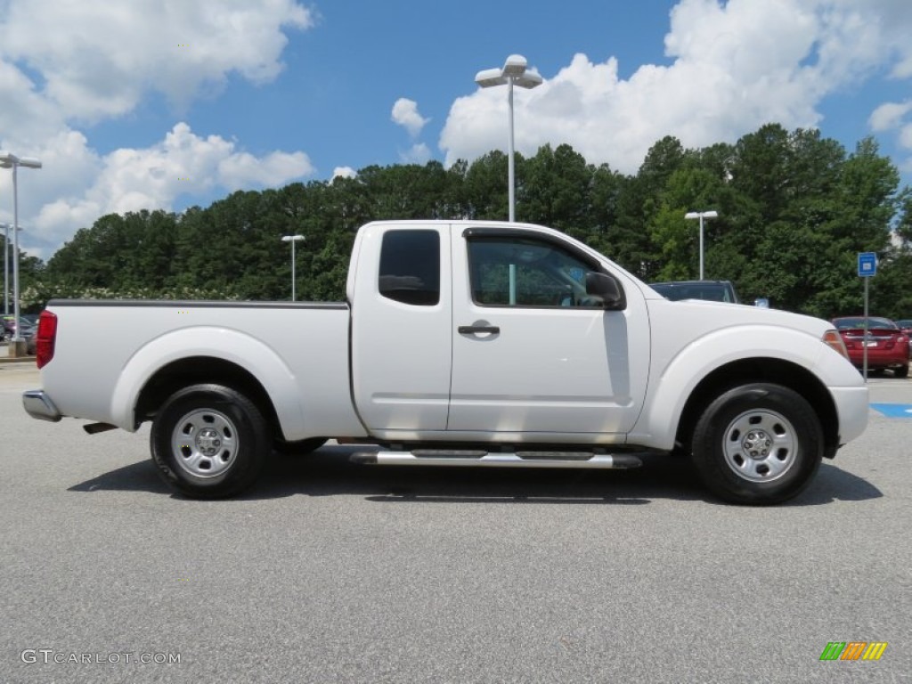 Avalanche White 2005 Nissan Frontier XE King Cab Exterior Photo #83663683