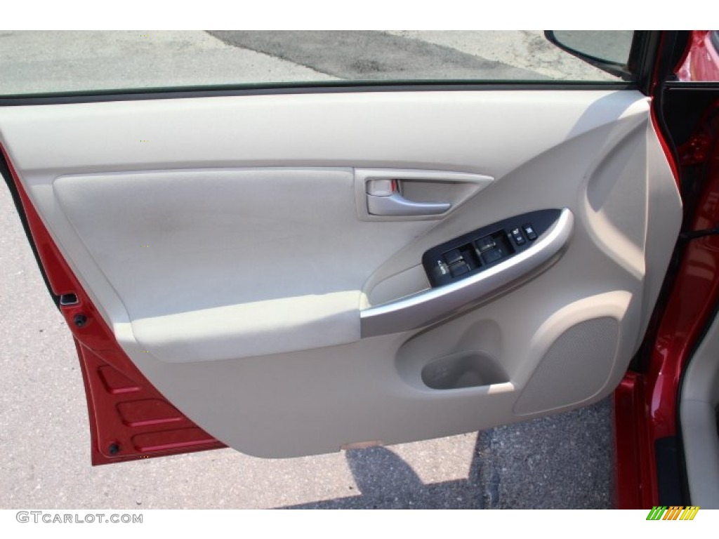 2010 Prius Hybrid II - Barcelona Red Metallic / Misty Gray photo #6