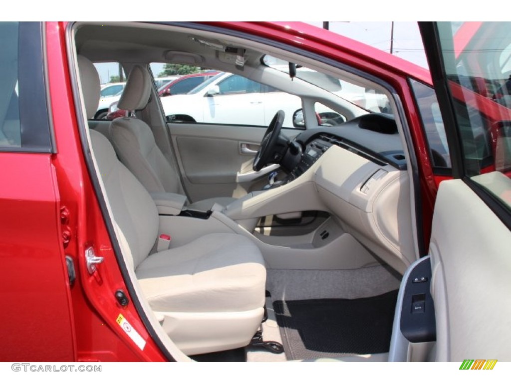 2010 Prius Hybrid II - Barcelona Red Metallic / Misty Gray photo #8