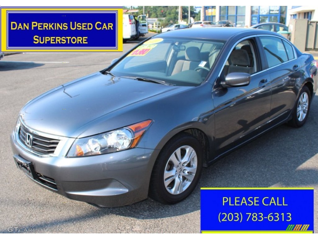 2010 Accord LX-P Sedan - Polished Metal Metallic / Gray photo #1