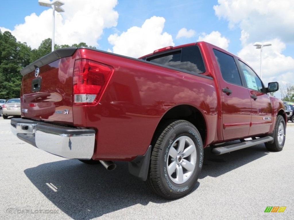 Cayenne Red 2013 Nissan Titan SV Crew Cab Exterior Photo #83664340