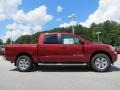 2013 Cayenne Red Nissan Titan SV Crew Cab  photo #6