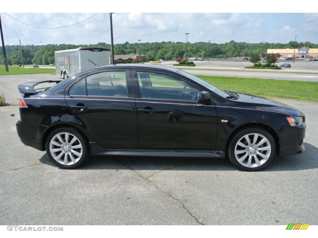 Tarmac Black Pearl 2011 Mitsubishi Lancer GTS Exterior Photo #83665150
