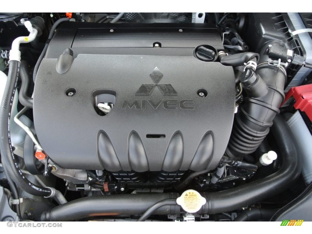 2011 Mitsubishi Lancer GTS 2.4 Liter DOHC 16-Valve MIVEC 4 Cylinder Engine Photo #83665345