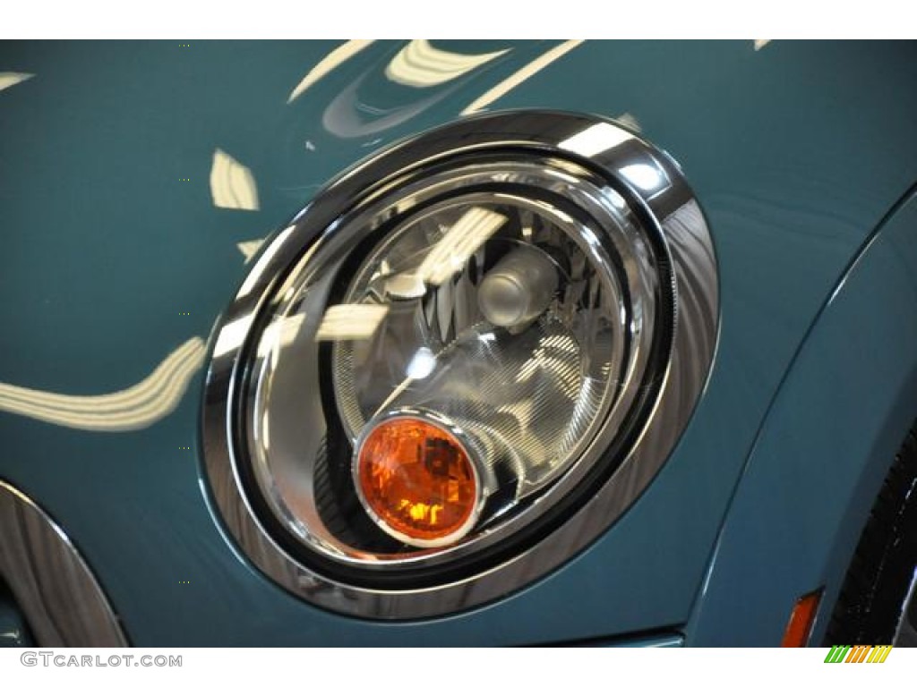 2010 Cooper Hardtop - Oxygen Blue / Grey/Carbon Black photo #2