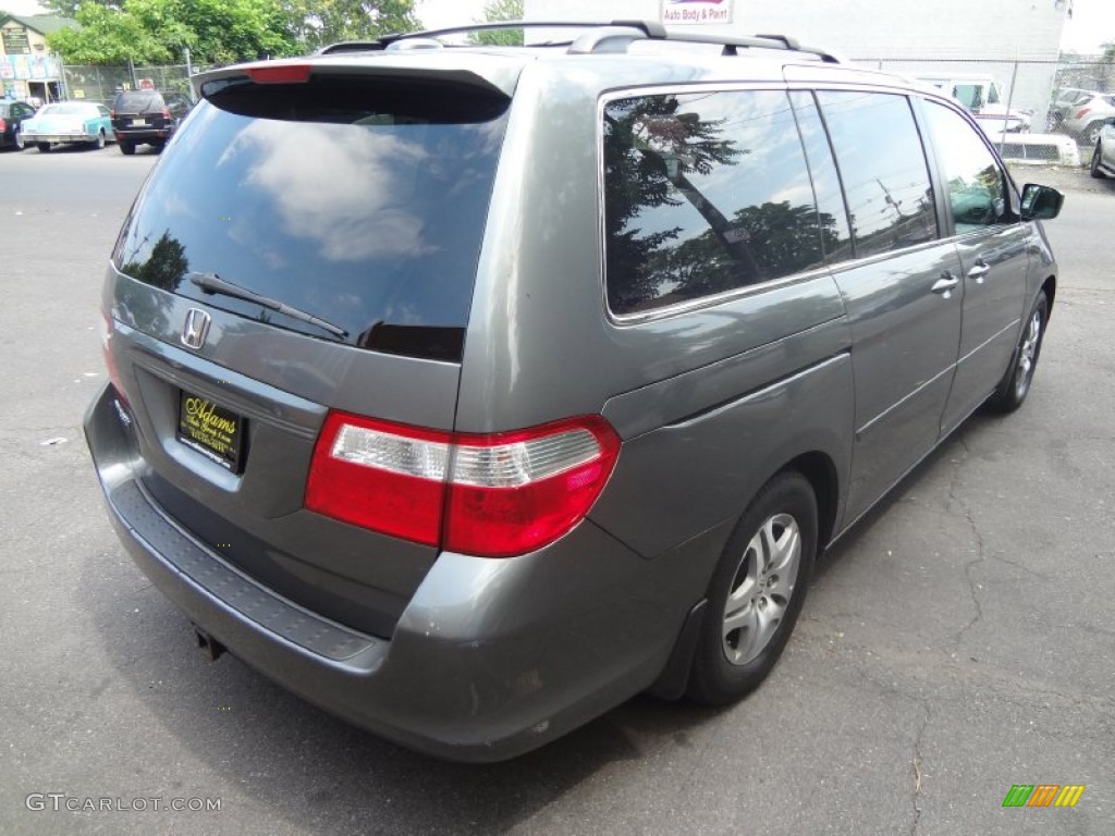 2007 Odyssey EX-L - Nimbus Gray Metallic / Olive photo #4