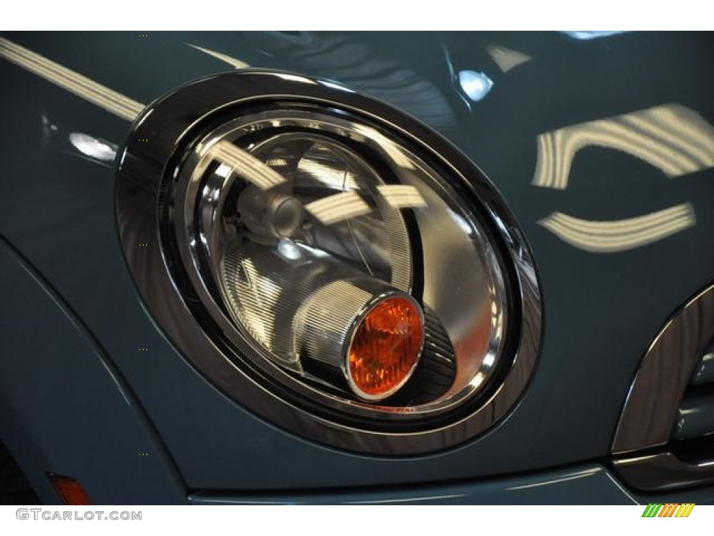 2010 Cooper Hardtop - Oxygen Blue / Grey/Carbon Black photo #5
