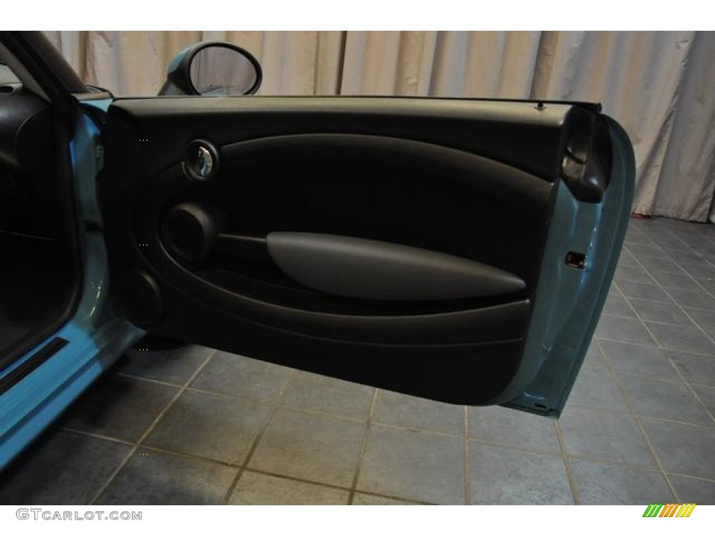 2010 Cooper Hardtop - Oxygen Blue / Grey/Carbon Black photo #7