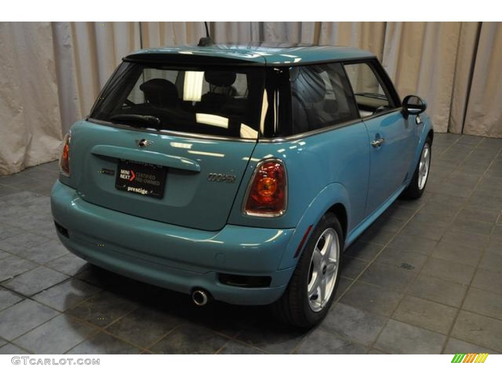 2010 Cooper Hardtop - Oxygen Blue / Grey/Carbon Black photo #11