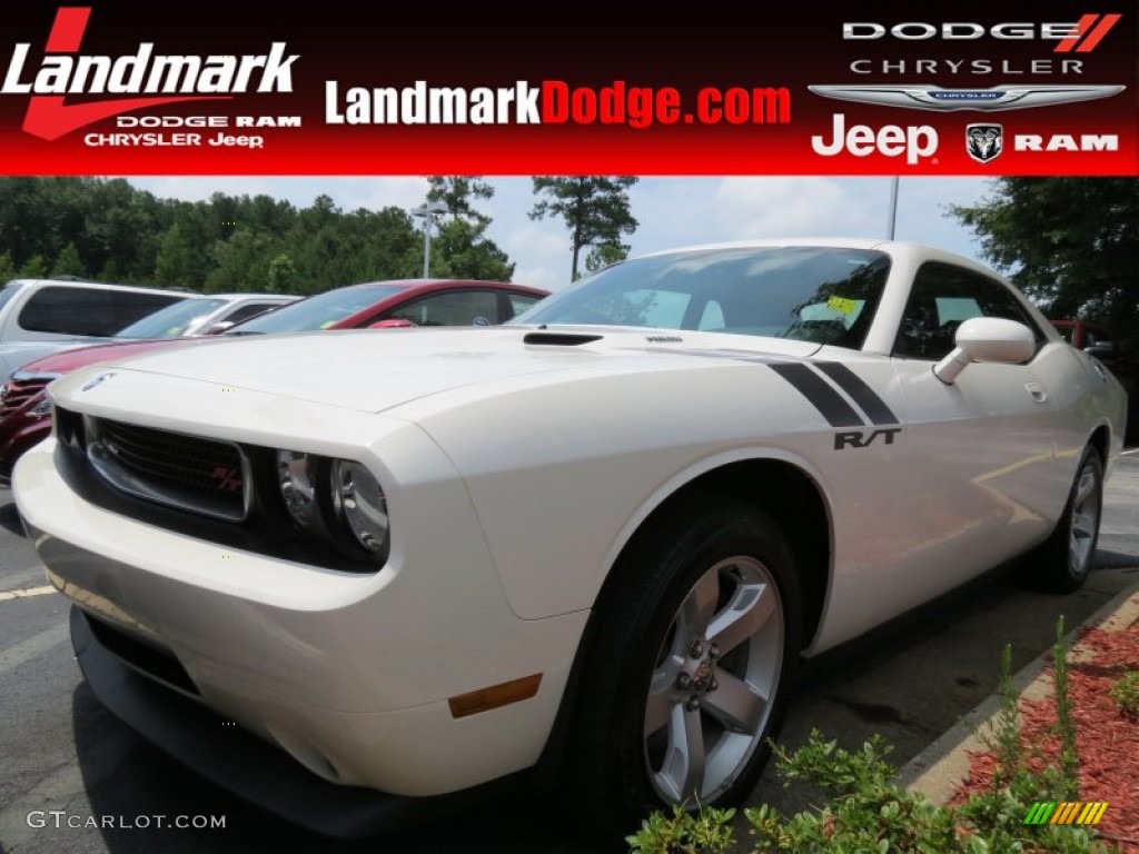 2010 Challenger R/T - Stone White / Dark Slate Gray photo #1