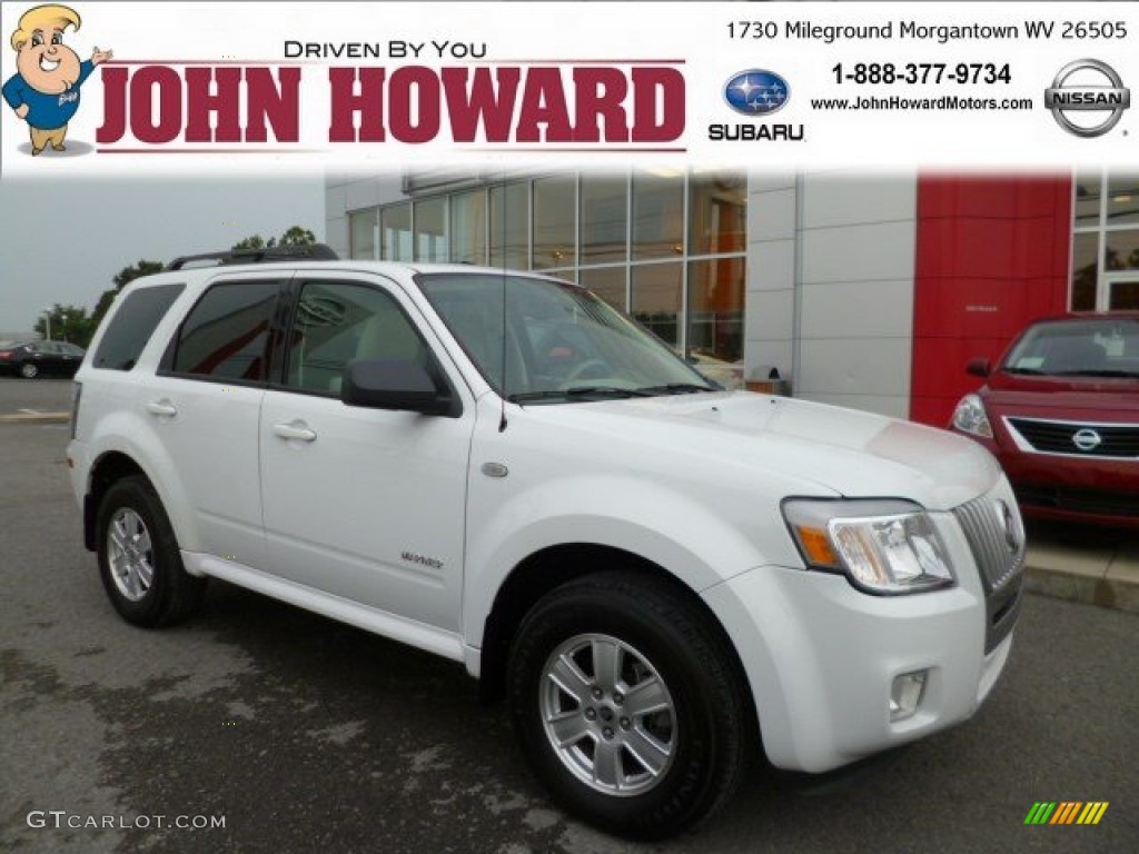 2008 Mariner V6 4WD - Oxford White / Stone photo #1