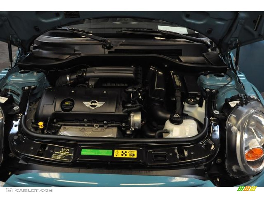 2010 Cooper Hardtop - Oxygen Blue / Grey/Carbon Black photo #27
