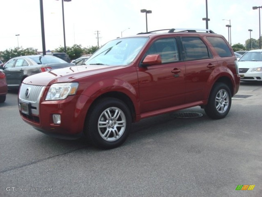 2010 Mariner V6 Premier 4WD - Sangria Red Metallic / Stone photo #2