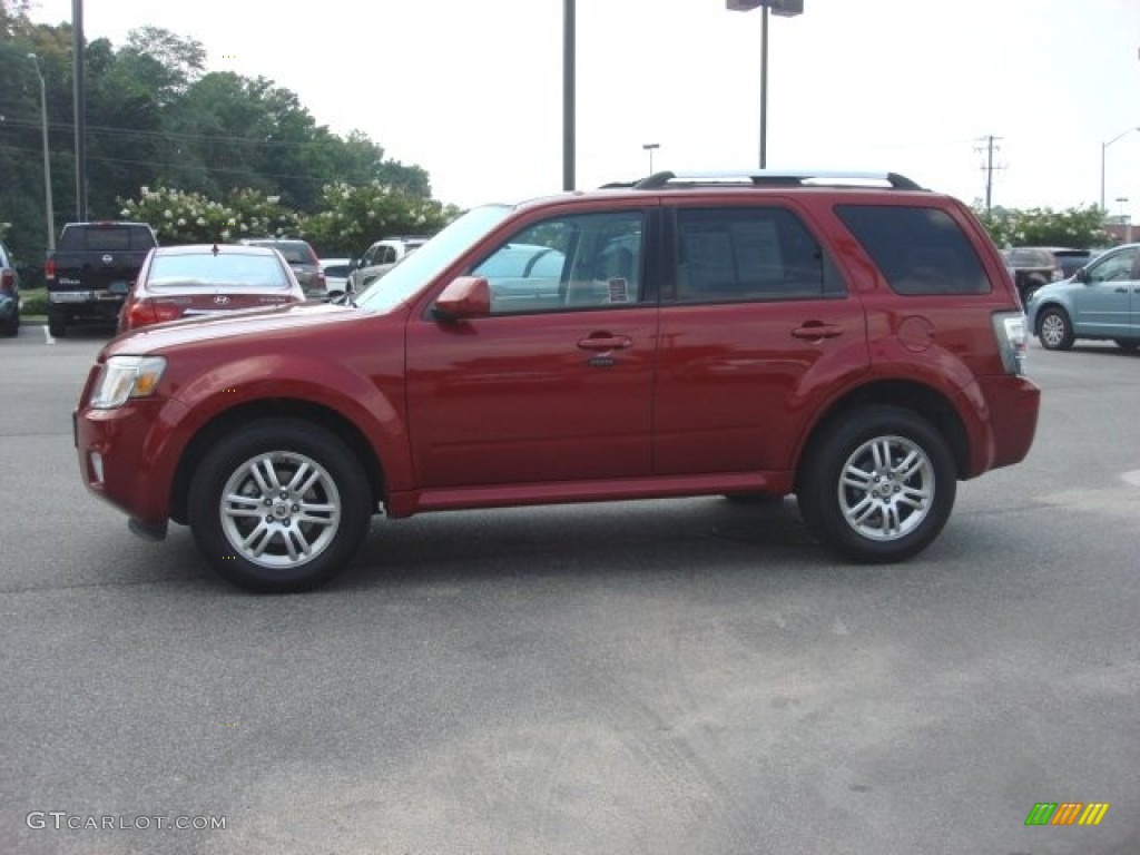 2010 Mariner V6 Premier 4WD - Sangria Red Metallic / Stone photo #3